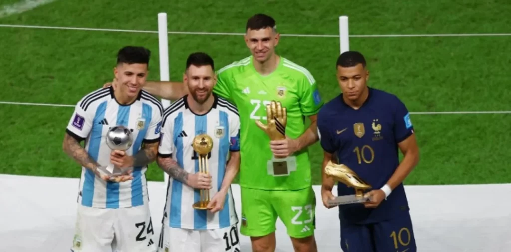 Premios Jugadores Mundial fútbol 2022