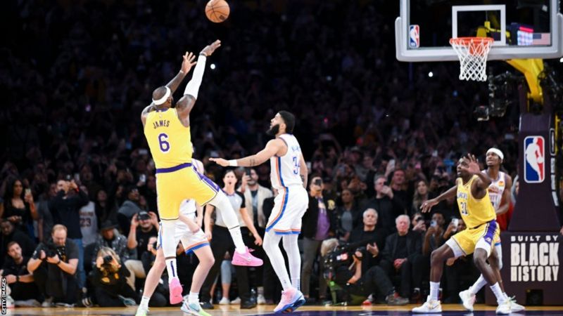 Lebrond James Anotador NBA