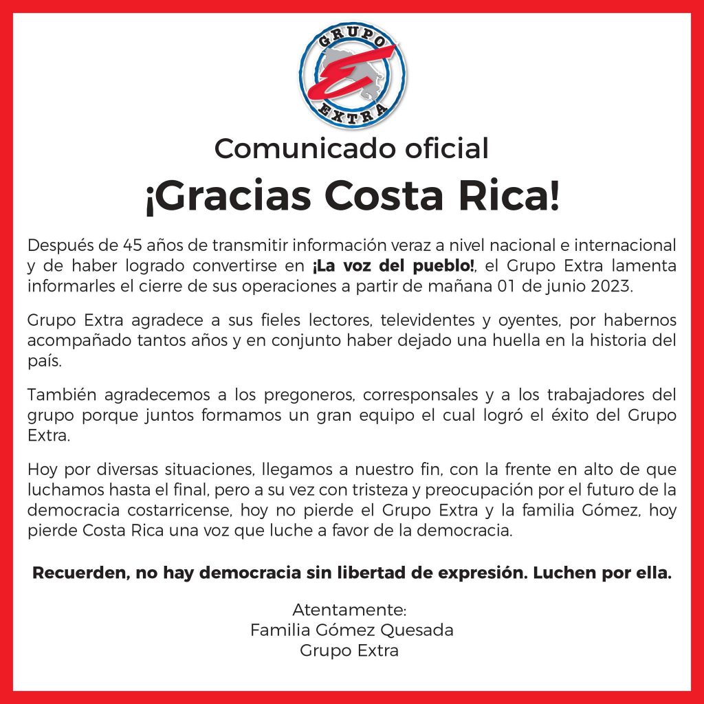 EXTRA CIERRE