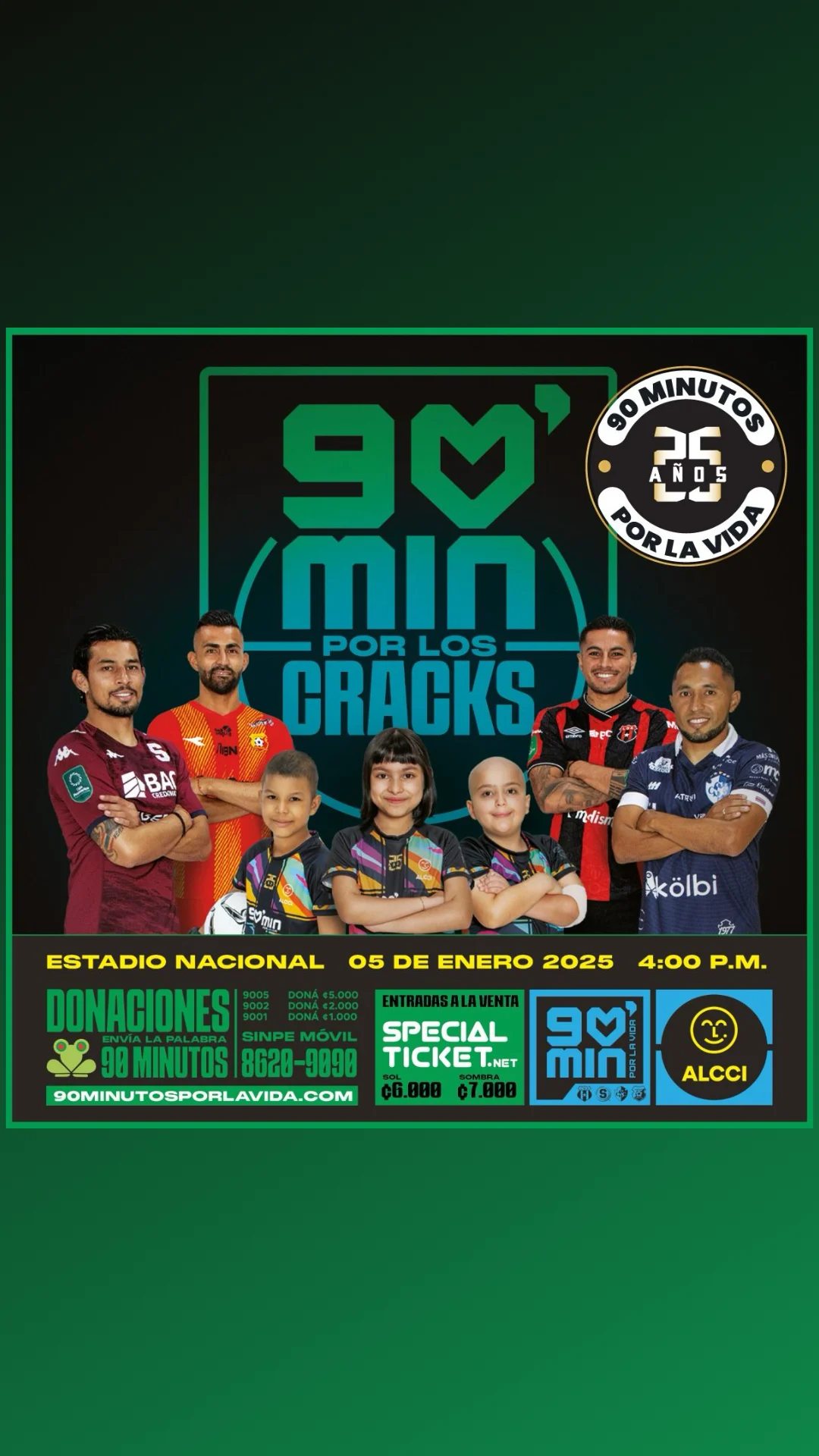 Los 90 Minutos por la Vida