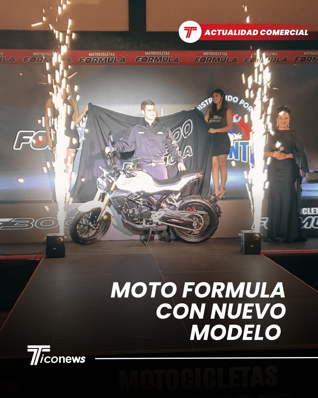 FORMULA presentó en Costa Rica una nueva motocicleta con mayor potencia
